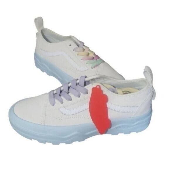 New Vans Sentry Old Skool Womens Platform Shoes Size 6.5 Chunky Pastel Festival - Picture 2 of 10